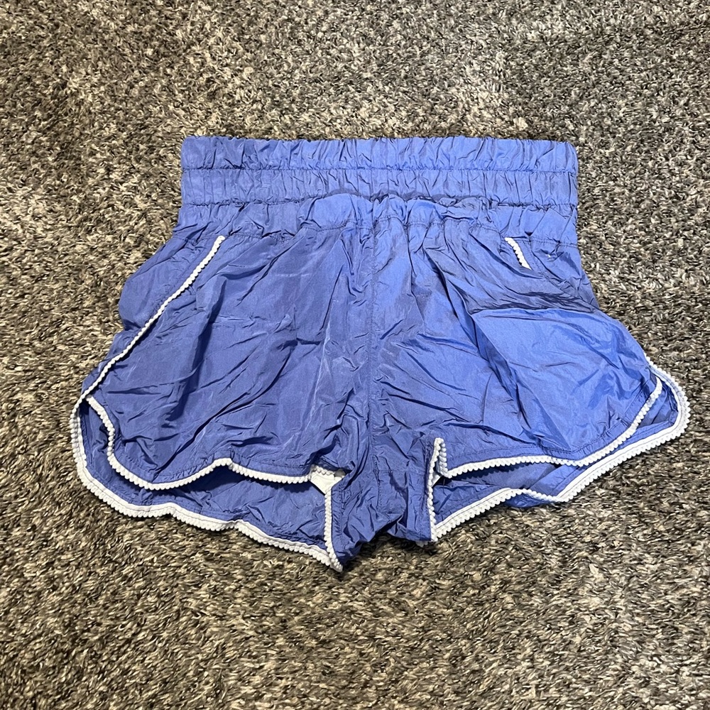 Purple free people movement shorts